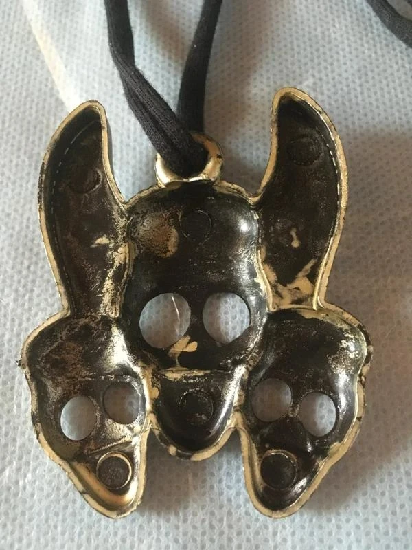 Death head pendant necklace / gothic / pirate - new – photo 3